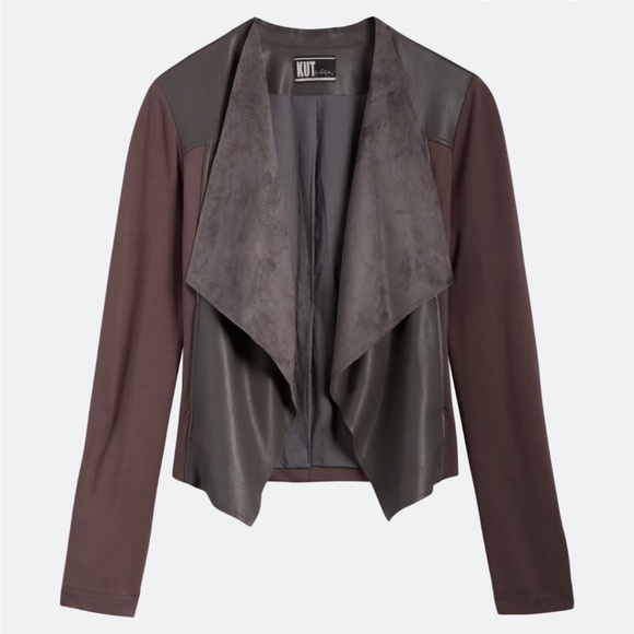 edyson Jackets & Blazers - EDYSON Maisha Ponte and Faux Leather Jacket M Worn once! 🤩